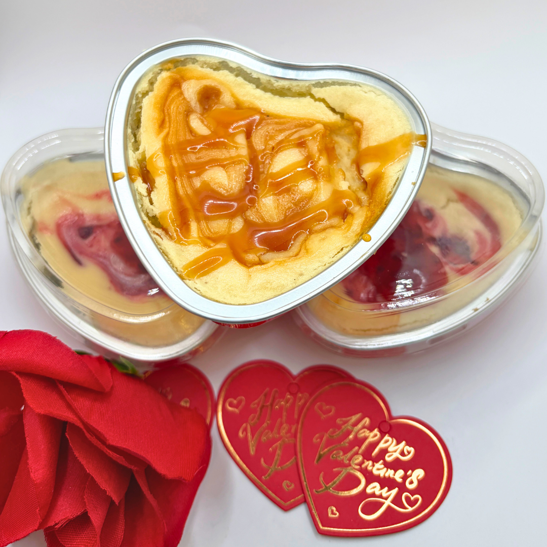 Heart-Shaped Cheesecake