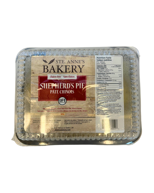 Ste. Anne's Bakery Shepherds Pie (gluten-free)